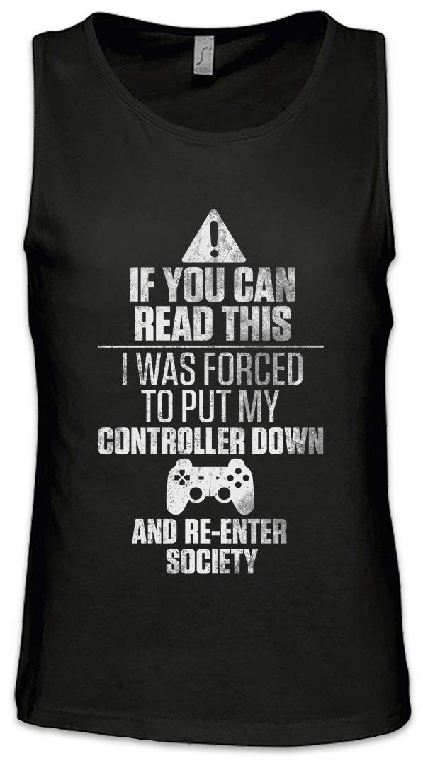 Men's Gym Tank Top - Breathable Workout Shirt for Running & Fitness | If You Can Read This Sleeveless Vest for Casual Wear