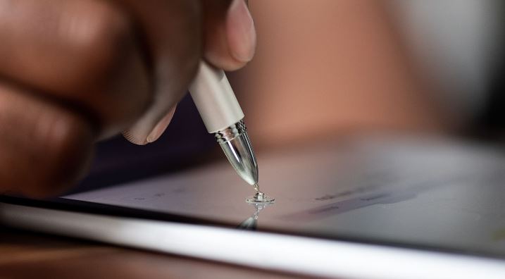 Adonit Pro 4 Stylus Pen for iPad & Tablets - Silver (ADP4S) | Precise Pressure Sensitivity & Palm Rejection | Perfect for Drawing, Note-Taking & Digital Art | Model 847663023195