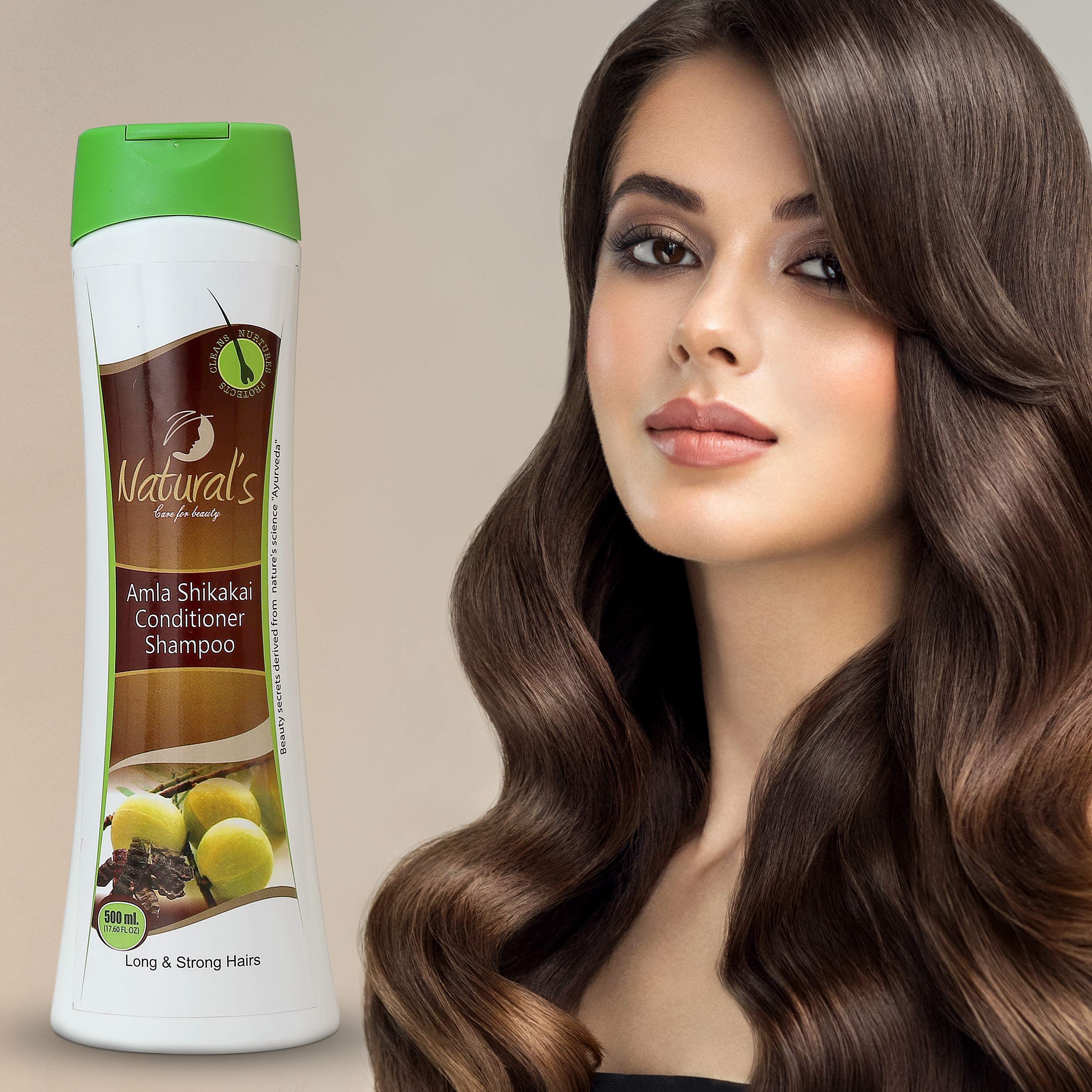 Natural's Care Amla Shikakai Hair Conditioner & Shampoo for Long Strong Hair - 500ml (Pack of 1) | Ayurvedic Herbal Treatment for Hair Growth & Shine | Perfect for Daily Hair Care Routine
