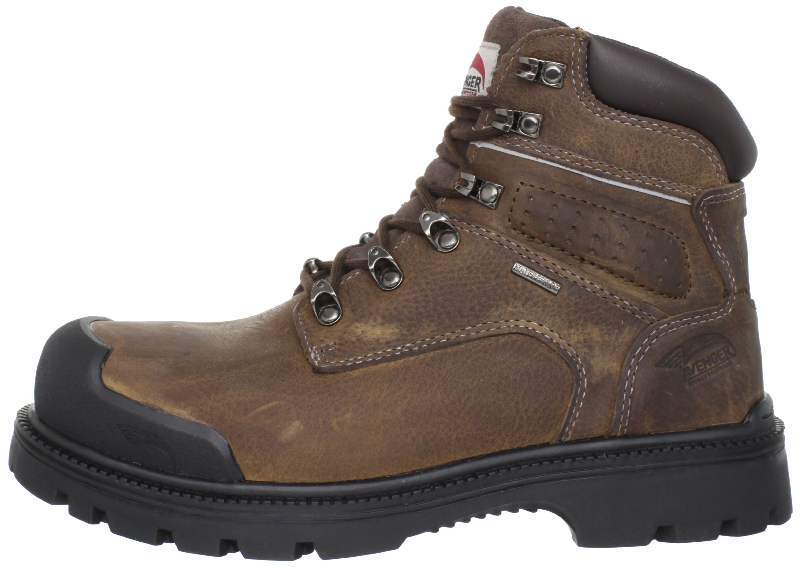Avenger Steel Toe Work Boots A7258 - Waterproof & EH for Men - Ideal for Construction & Outdoor Work