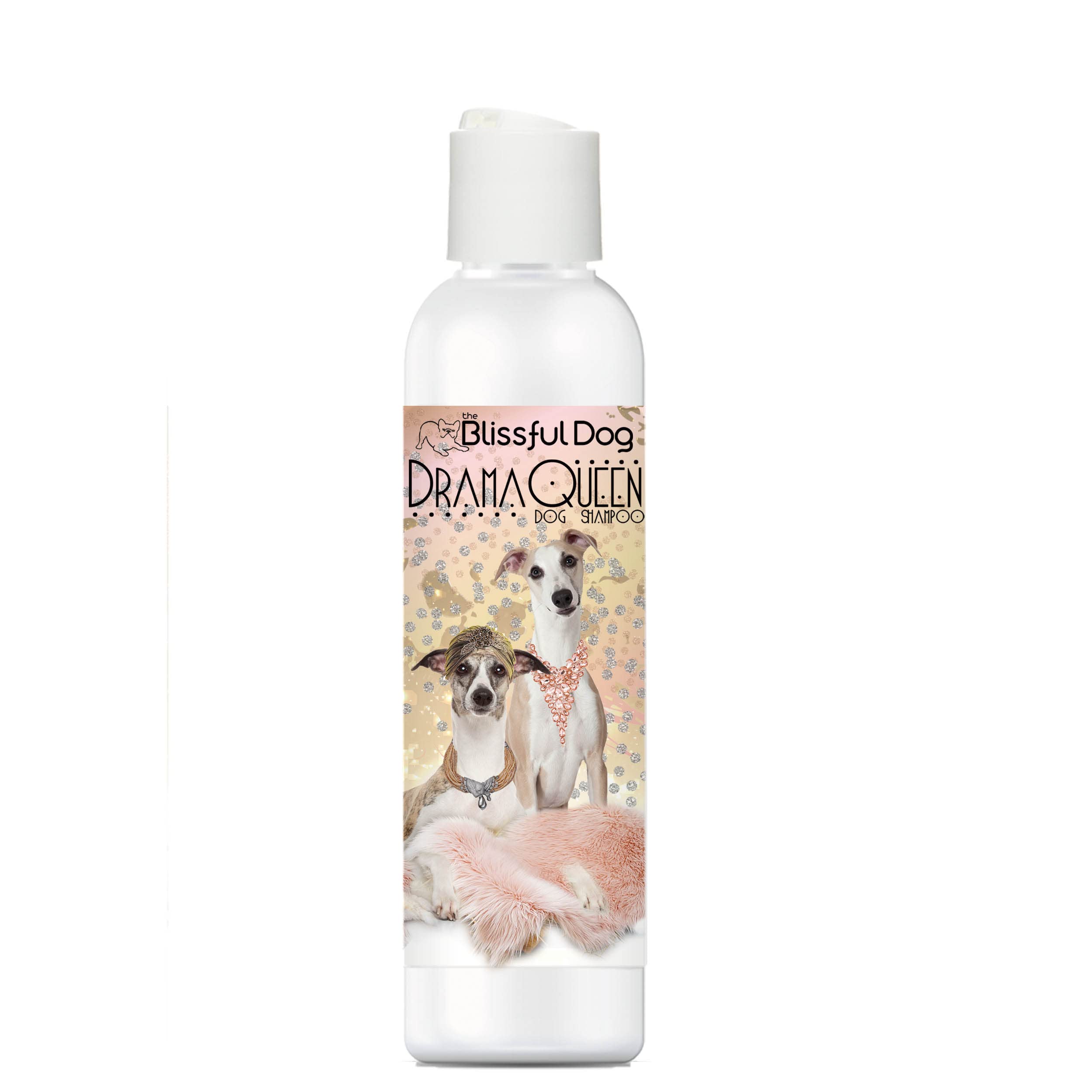 The Blissful Dog Whippet Drama Queen Dog Shampoo - 16 oz | Gentle Cleansing for Sensitive Skin | Perfect for Show Dogs & Daily Grooming at Home