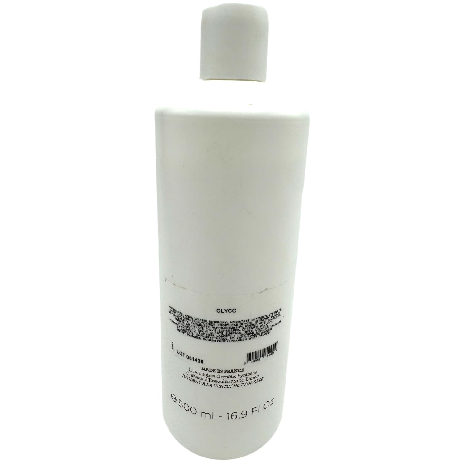 Gernetic Glyco Cleansing Milk with Hydrating Effect - 16.9 oz (500ml) | Gentle Face Wash for Dry & Sensitive Skin | Daily Skincare Routine & Makeup Removal