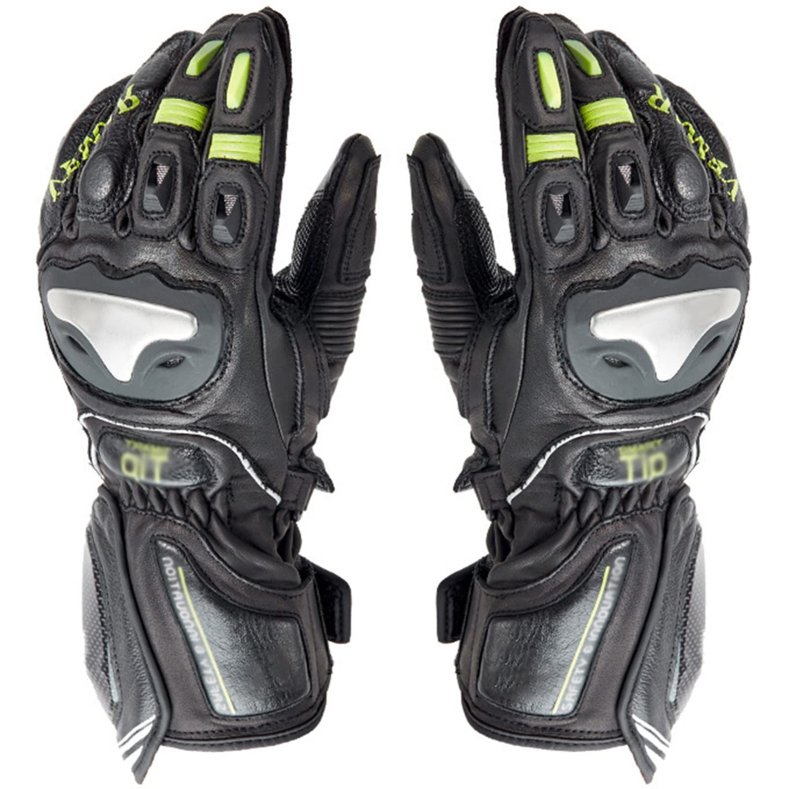 Premium Carbon Fiber Motorcycle Racing Gloves - Windproof, Cold-Proof & Fall-Protection for Winter Riding, Skiing & Outdoor Sports - Durable Full-Finger Leather Gloves for Extreme Weather Protection (Ideal for Motorcycle Enthusiasts, Skiers & Winter Sports Lovers)