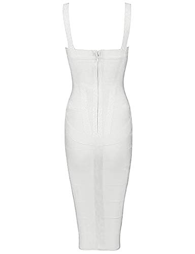 Madam Uniq Women's Sexy Straps Bodycon Bandage Dress - Clubwear, Party Dress, Celebrity Style Night Out Outfit for Clubbing, Date Night, Cocktail Parties