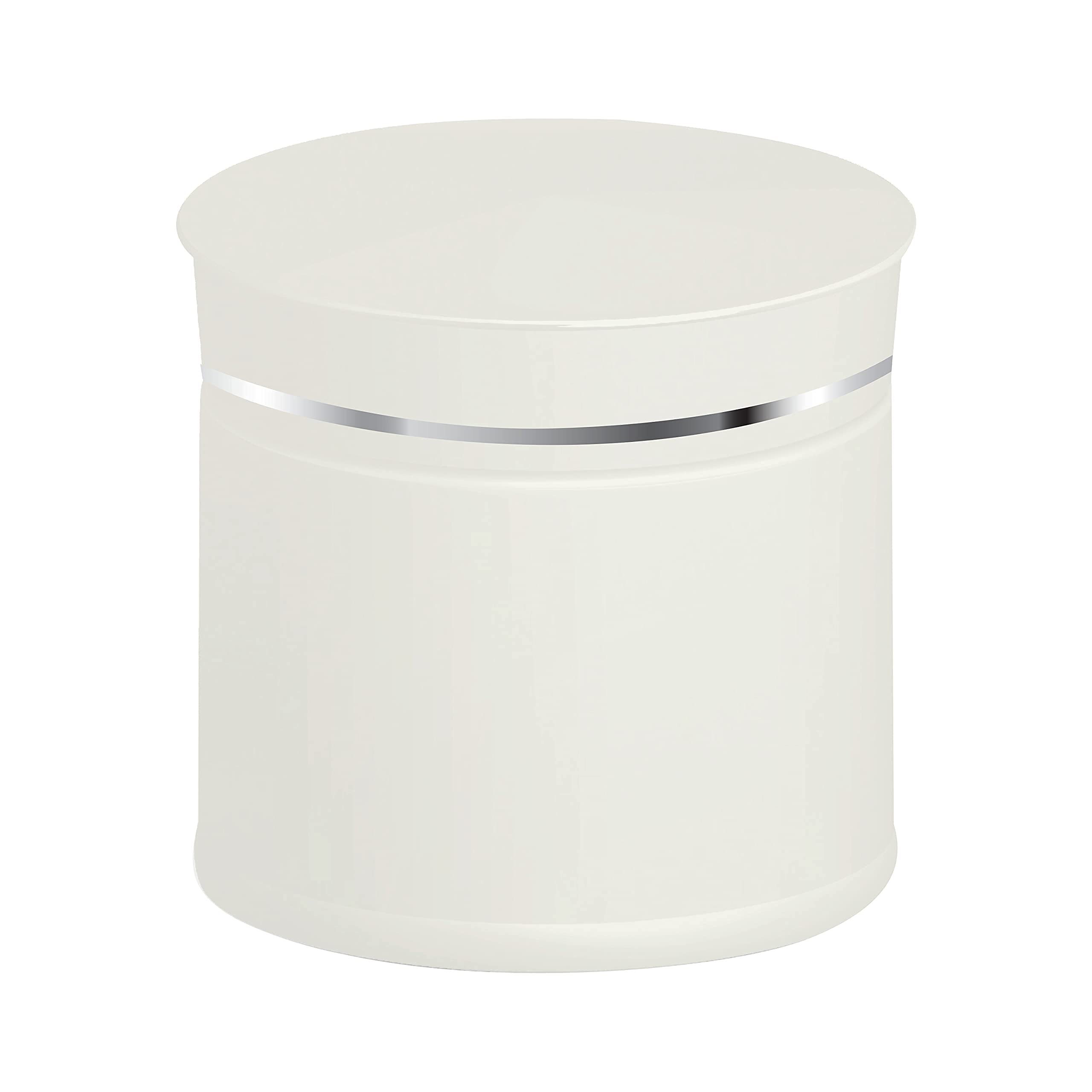 Premium Zenvista 100g Silver Cosmetic Jars for Creams, Masks & DIY Beauty - Airtight Multipurpose Storage Containers (Pack of 3) - Perfect for Home Spa, Travel & Gift Packaging