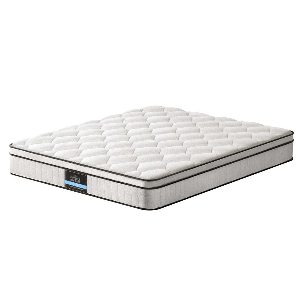 22cm Giselle Queen Size Mattress - Medium Firm Memory Foam Bed for Side Sleepers & Back Pain Relief - Perfect for Master Bedrooms & Guest Rooms