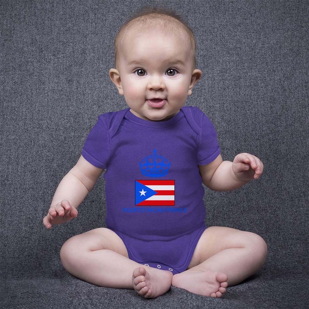 Custom Puerto Rican Prince & Princess Baby Bodysuits - Soft Cotton Infant Onesies for Boys & Girls | Perfect for Birthdays, Christenings & Family Photos