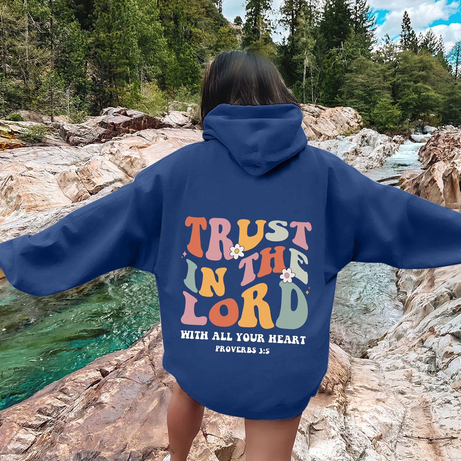 Women's Plus Size Jesus Hoodies - Faith Sweatshirts with Bible Verses for Church & Daily Wear