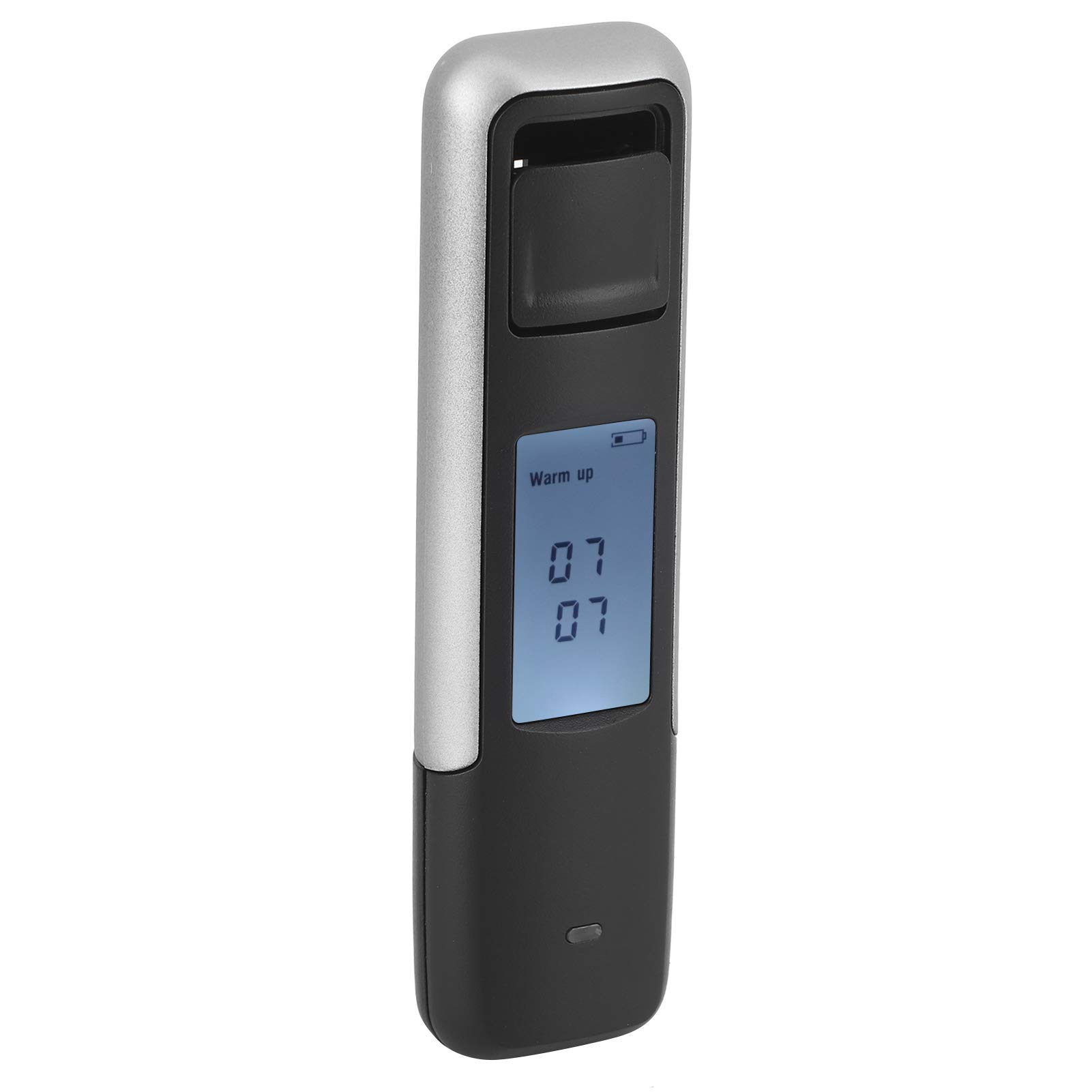 Digital Breathalyzer Alcohol Tester - Portable BAC Detector for Car, Auto & Personal Use - Accurate Drunk Driving Prevention Device (Silver) | Perfect for Parties, Bars & Road Safety Checks