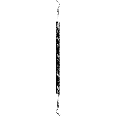 Double End Burnisher #2 - 42 493 - Professional Dental Tool for Polishing & Finishing | Perfect for University of Michigan Dental Students & Practitioners