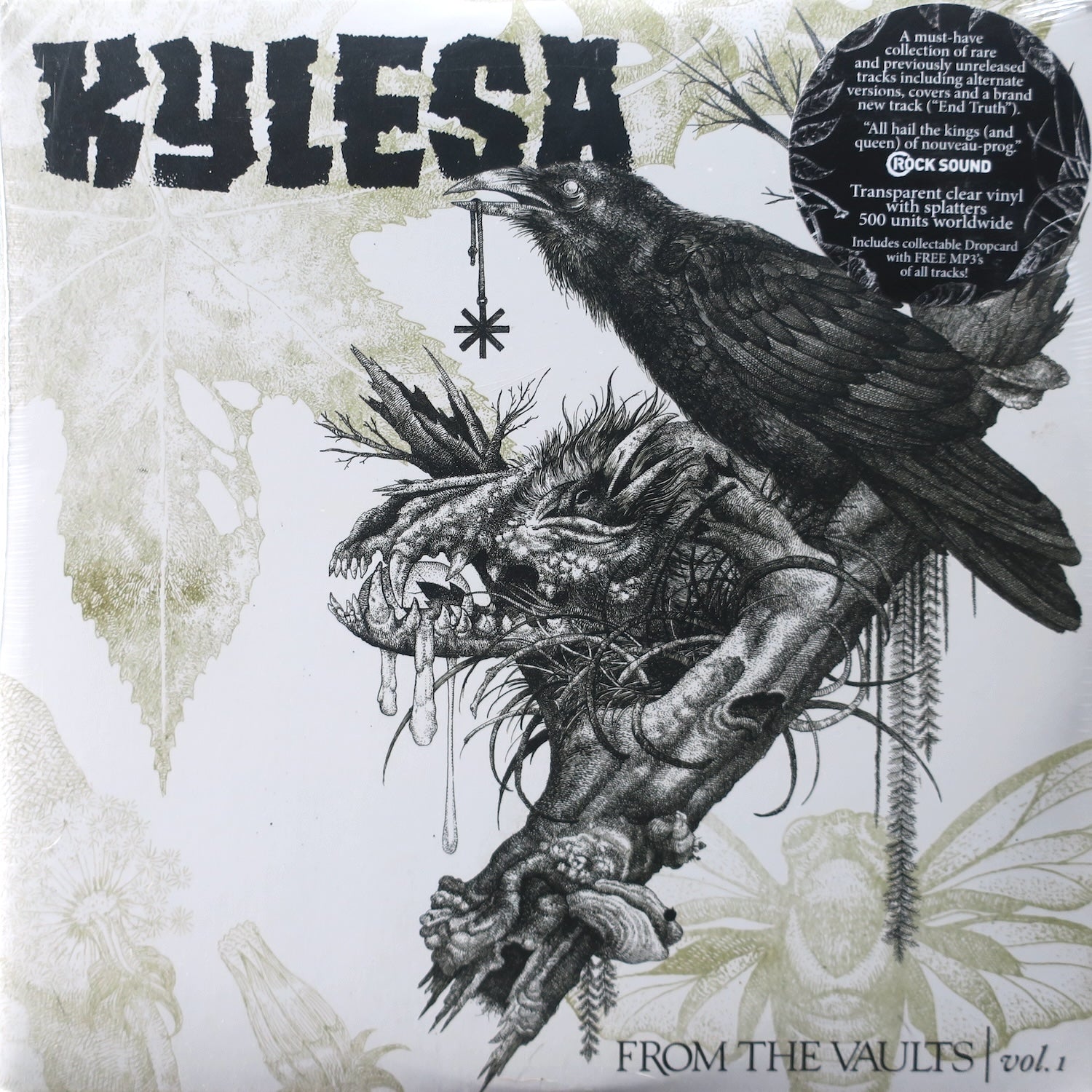 KYLESA From The Vaults CLEAR SPLATTER Vinyl LP (2012 Sludge Metal Record) - Perfect for Metal Collectors & Vinyl Enthusiasts, Great for Home Listening & Music Collections