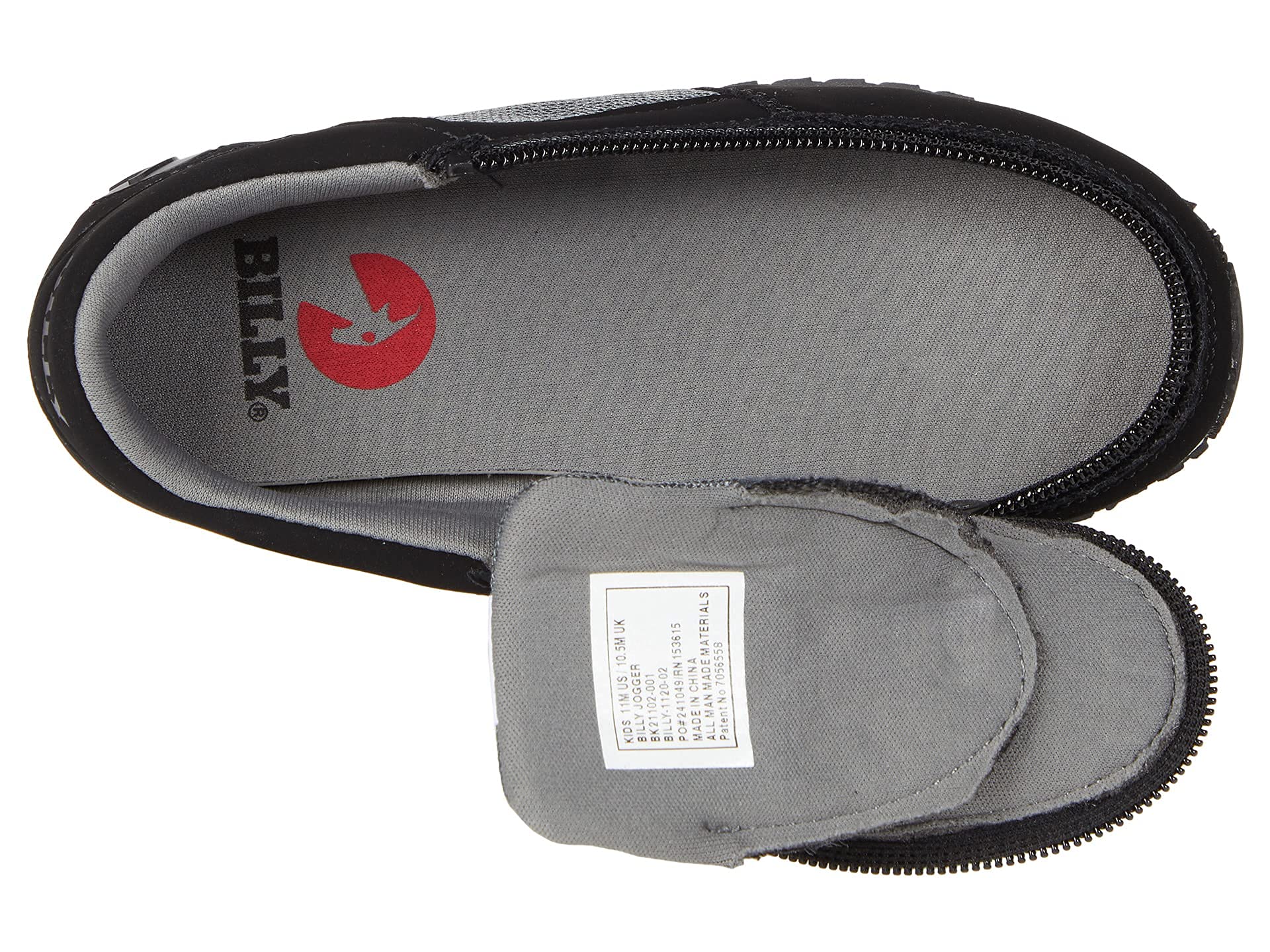 BILLY Footwear Kids Jogger Shoes - Easy On/Off Sneakers for Boys & Girls (Toddler/Little Kid/Big Kid) - Perfect for School, Play & Everyday Wear