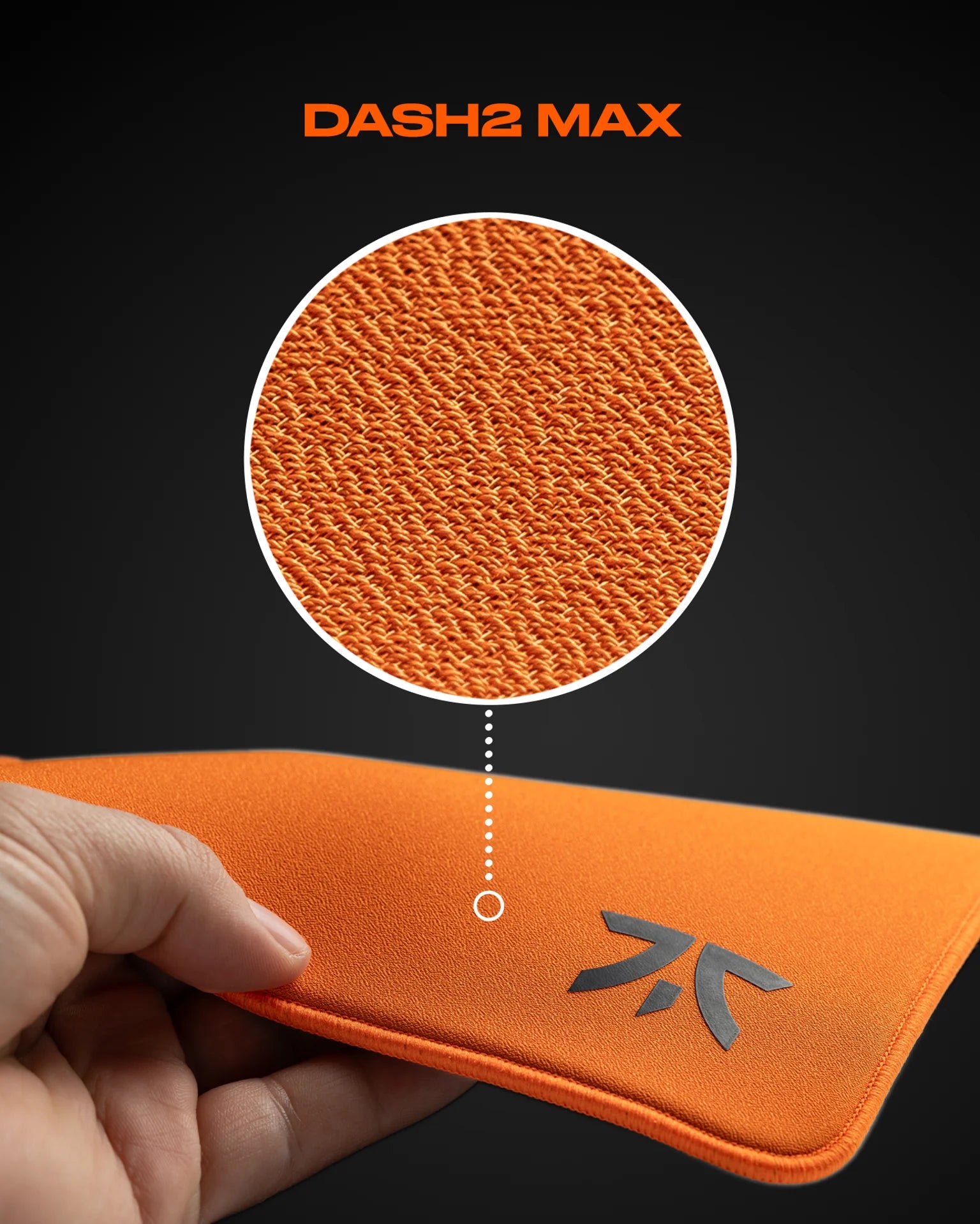 Fnatic Dash2 MAX Gaming Mouse Pad - Large XXL Non-Slip Surface for PC, Esports & Pro Gamers - Perfect for FPS, MOBA & Battle Royale Games