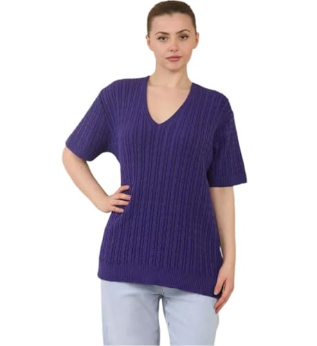 Purple V Neck