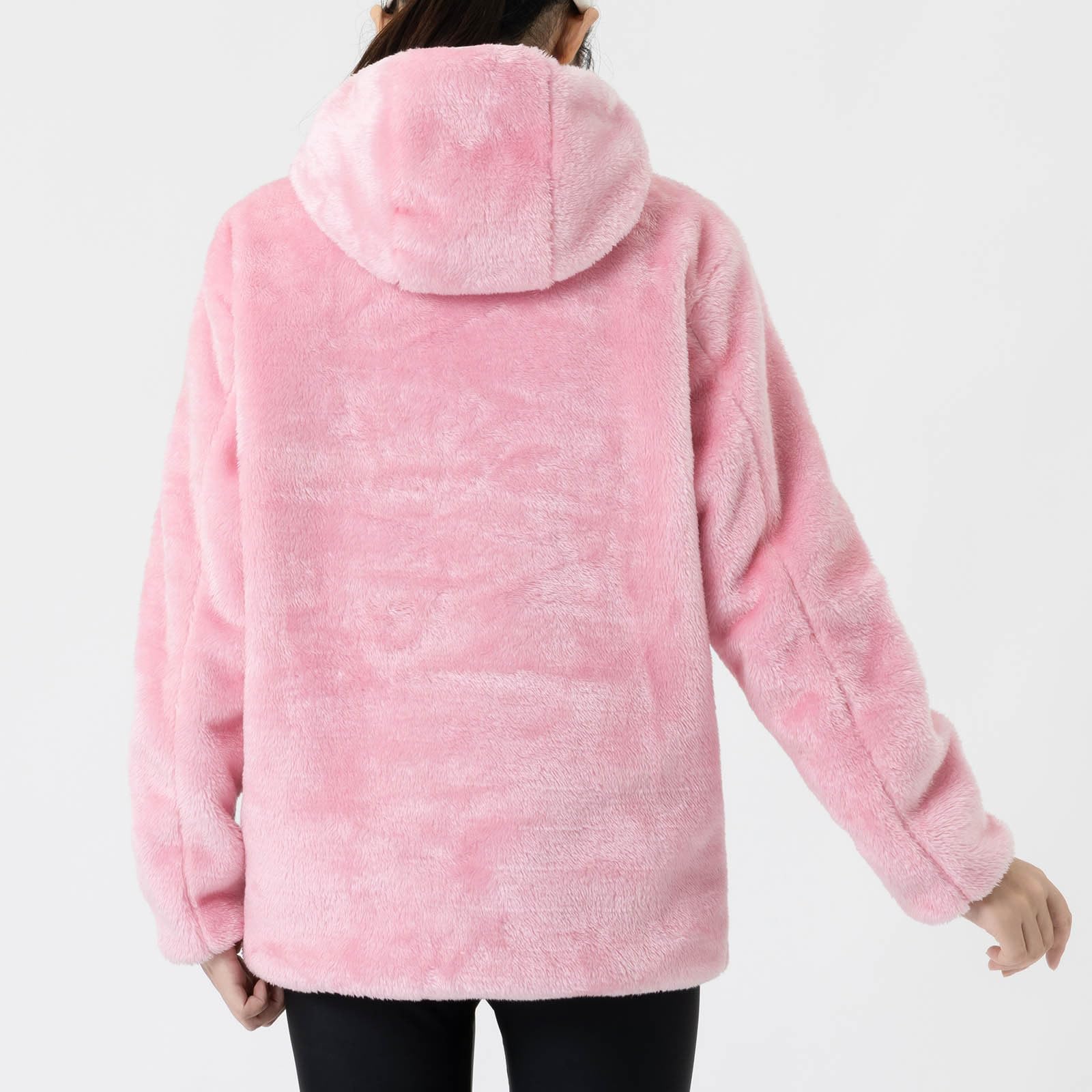 Oelaio Heated Fleece Hoodie for Men & Women - Long Sleeve Pullover Sweatshirt with Pockets, Perfect for Outdoor Activities, Winter Sports, and Casual Wear