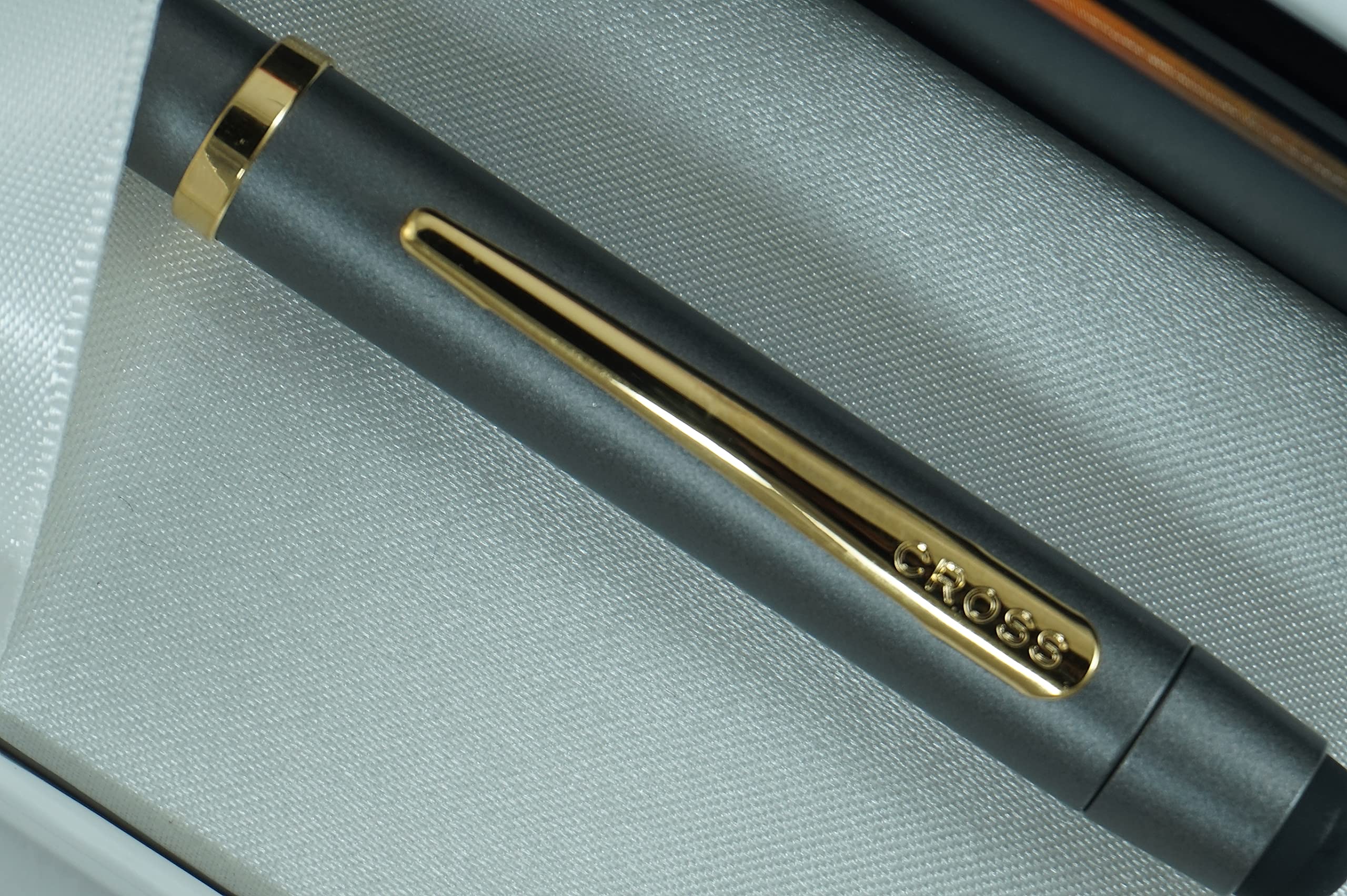 A.T. Cross Tech3+ Limited Edition Multi-Function Pen - 0.5mm Pencil, Black & Red Ink Refills, Satin Gray with 23KT Gold Accents | Premium Writing Instrument for Business, Gifts & Everyday Use