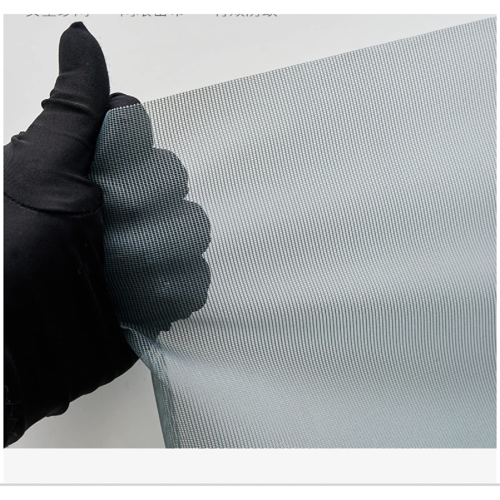 Zhangqingxiu Fiberglass Fly Screens for Windows - Invisible, Pull-Resistant & Heat-Resistant Mesh Screen - Customizable Size (43 Options) - Easy DIY Installation - Perfect for Home, Office & Patio Bug Protection