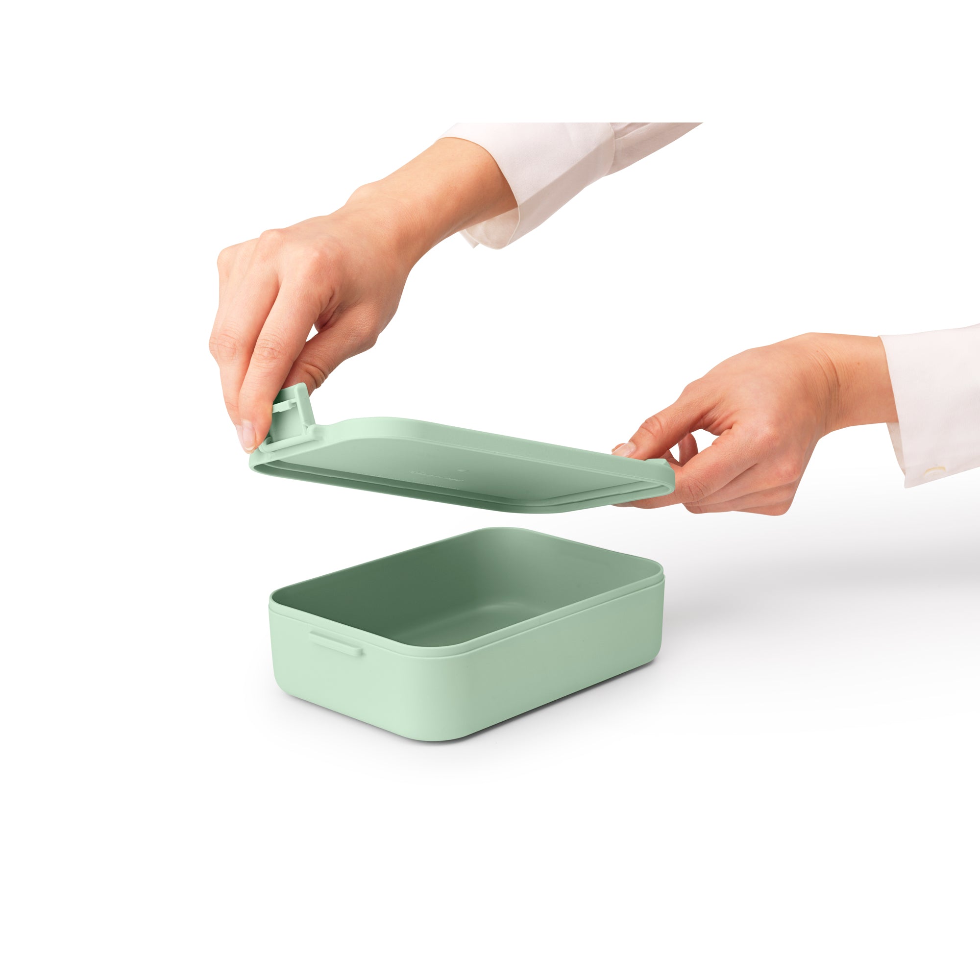 Make & T 1.1L Insulated Lunch Box - Jade Green | Leak-Proof Bento Box for Work, School & Picnics | Eco-Friendly Food Container