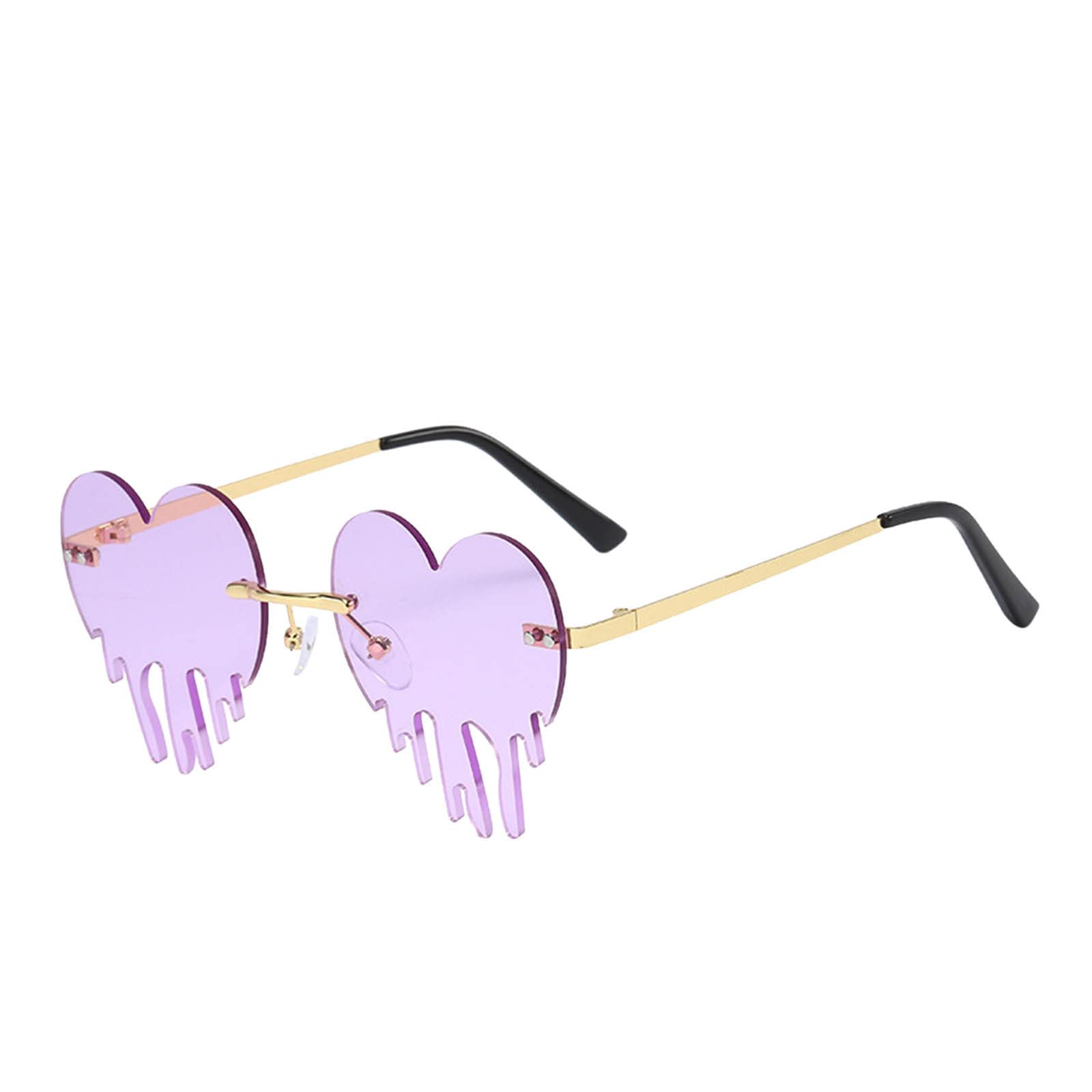 Trendy Heart-Shaped Cloud Punk Sunglasses for Party & Fashion