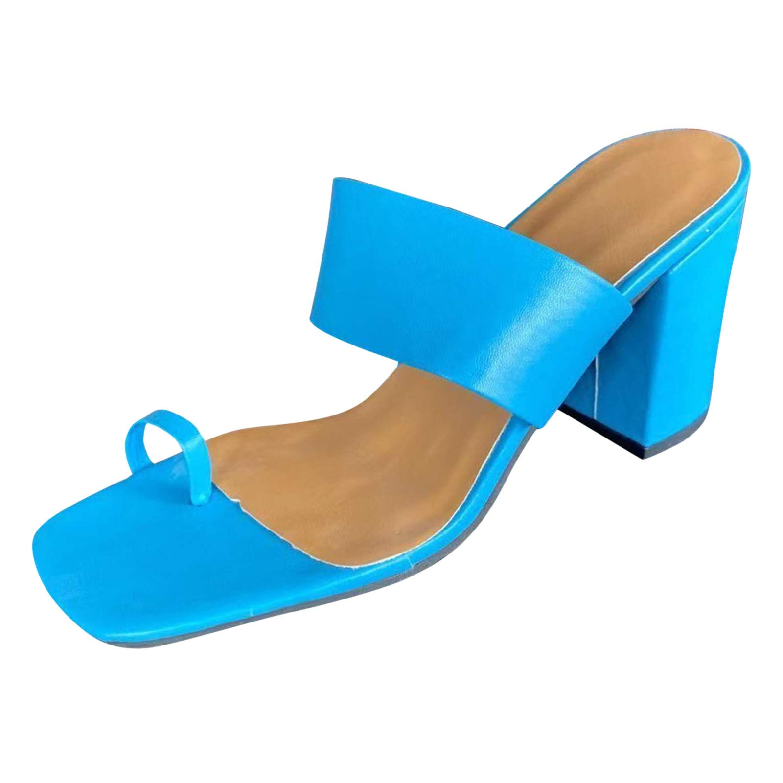 Women's Fashion High Heel Sandals - Breathable Lace-Up Casual Shoes with Toe-Knob Design in White | Perfect for Summer Outings, Beach Vacations & Date Nights