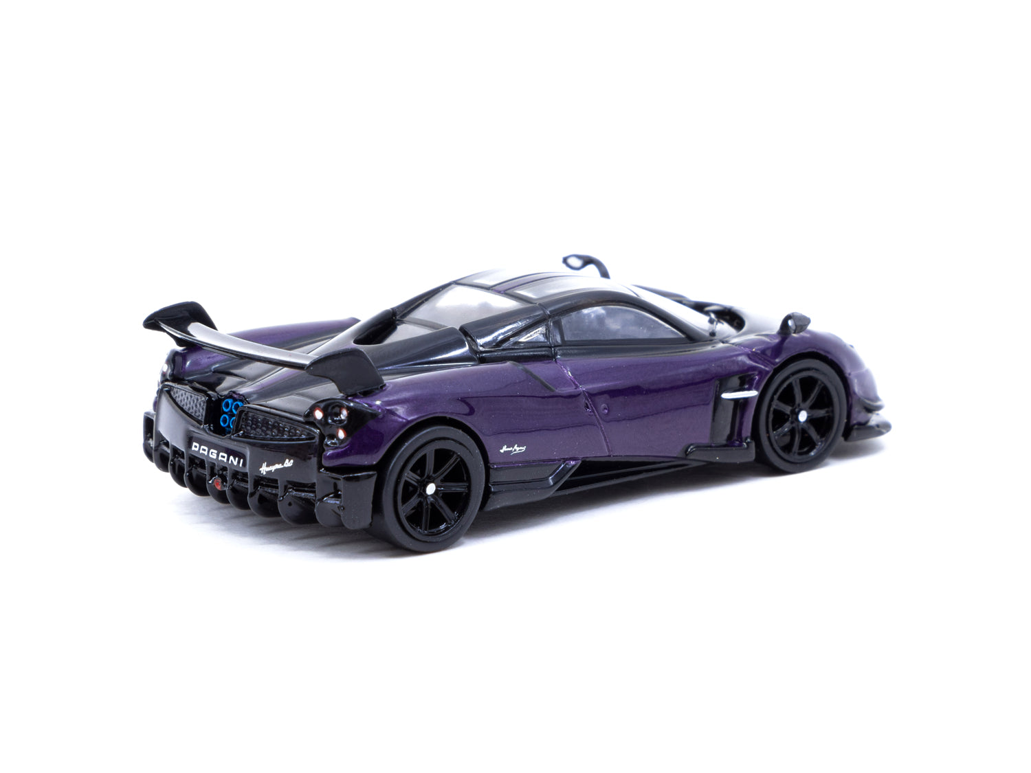 Tarmac Works 1/64 Pagani Huayra BC Viola PSO Special Edition Diecast Model Car - Collectible Miniature for Display & Racing Enthusiasts - Perfect for Home Office Decor & Car Collection Showcase