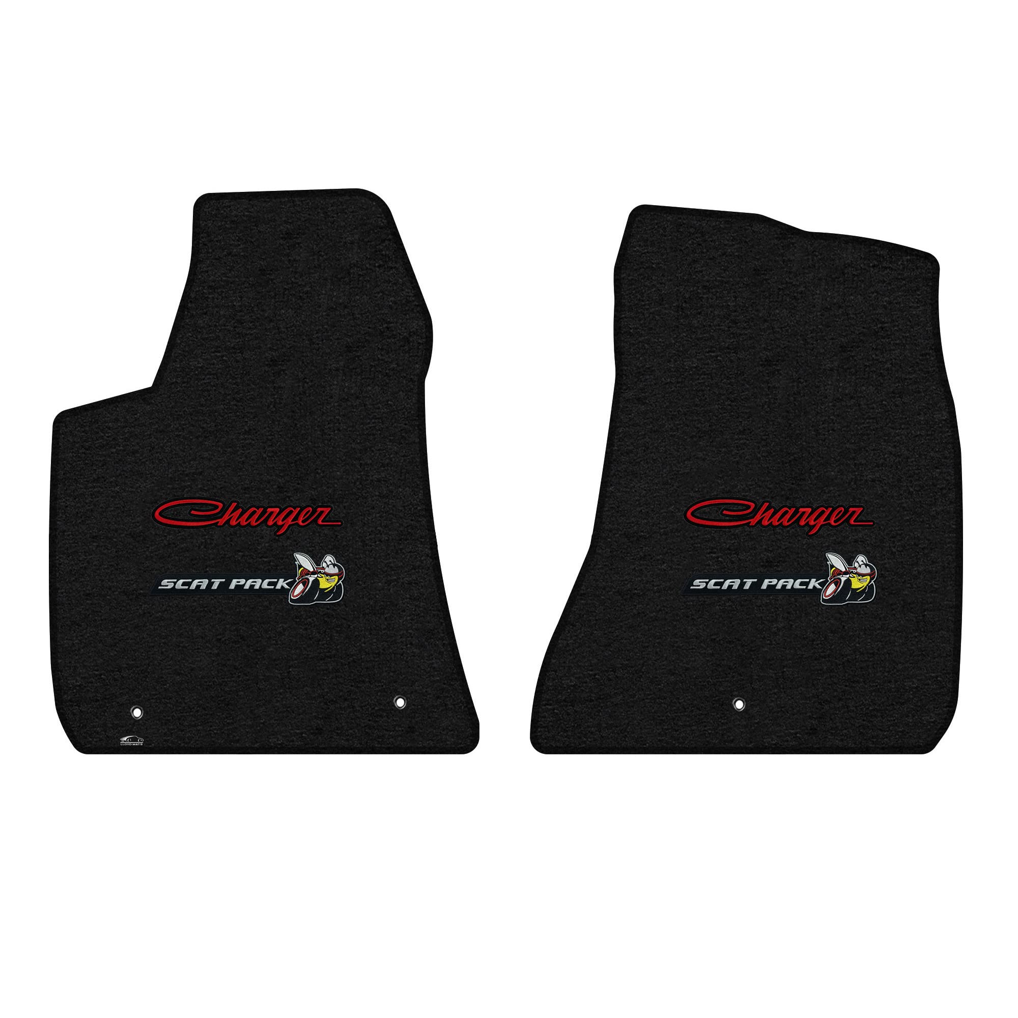 Premium Custom-Fit Carpeted Floor Mats for Dodge Charger 2015-2023 (RWD) - Luxury Car Floor Liners, 2-Piece Set - Perfect for Scat Pack & Daily Driving (Charcoal)