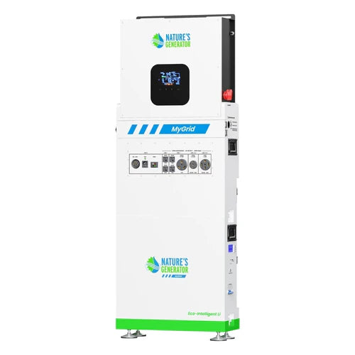Natures Generator MyGrid 10K Solar Power System with 4 x 410W Rigid Solar Panels | Off-Grid Energy Solution for Home, RV & Emergency Backup