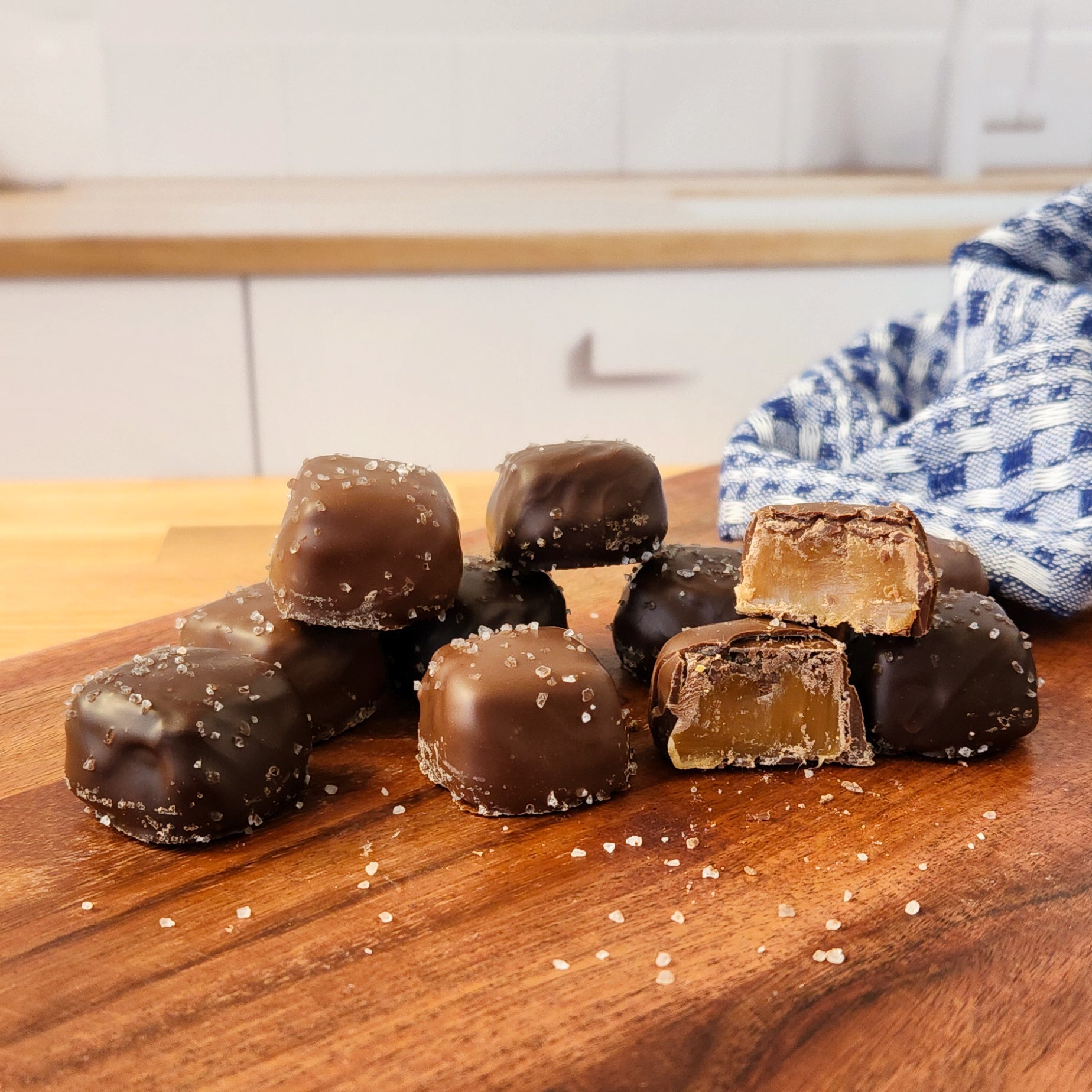 Delicious Sea Salt Caramel Candy Assortment - Gourmet Chocolate Treats for Gifts, Parties & Dessert Lovers