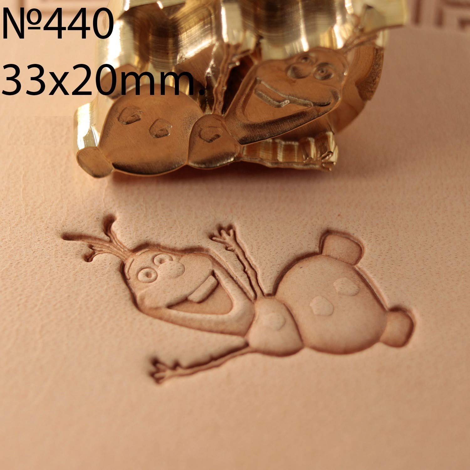 Snowman Leather Stamp Tool for Leathercrafting & DIY Projects