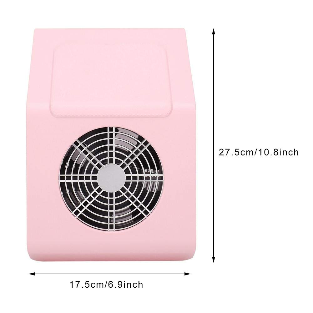 40W Nail Dust Collector - Portable Manicure Vacuum Cleaner for Salon & Home Use