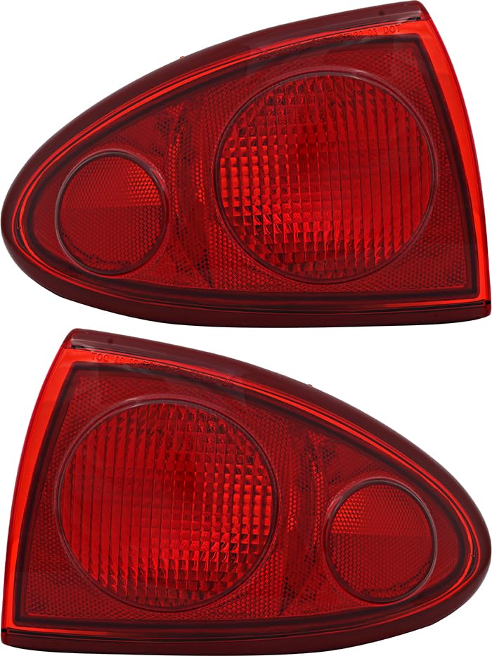 Chevrolet Chevy Cavalier Tail Lights Lamps Set - Driver & Passenger Side (2003-2005) | Perfect for Night Driving & Enhanced Vehicle Safety
