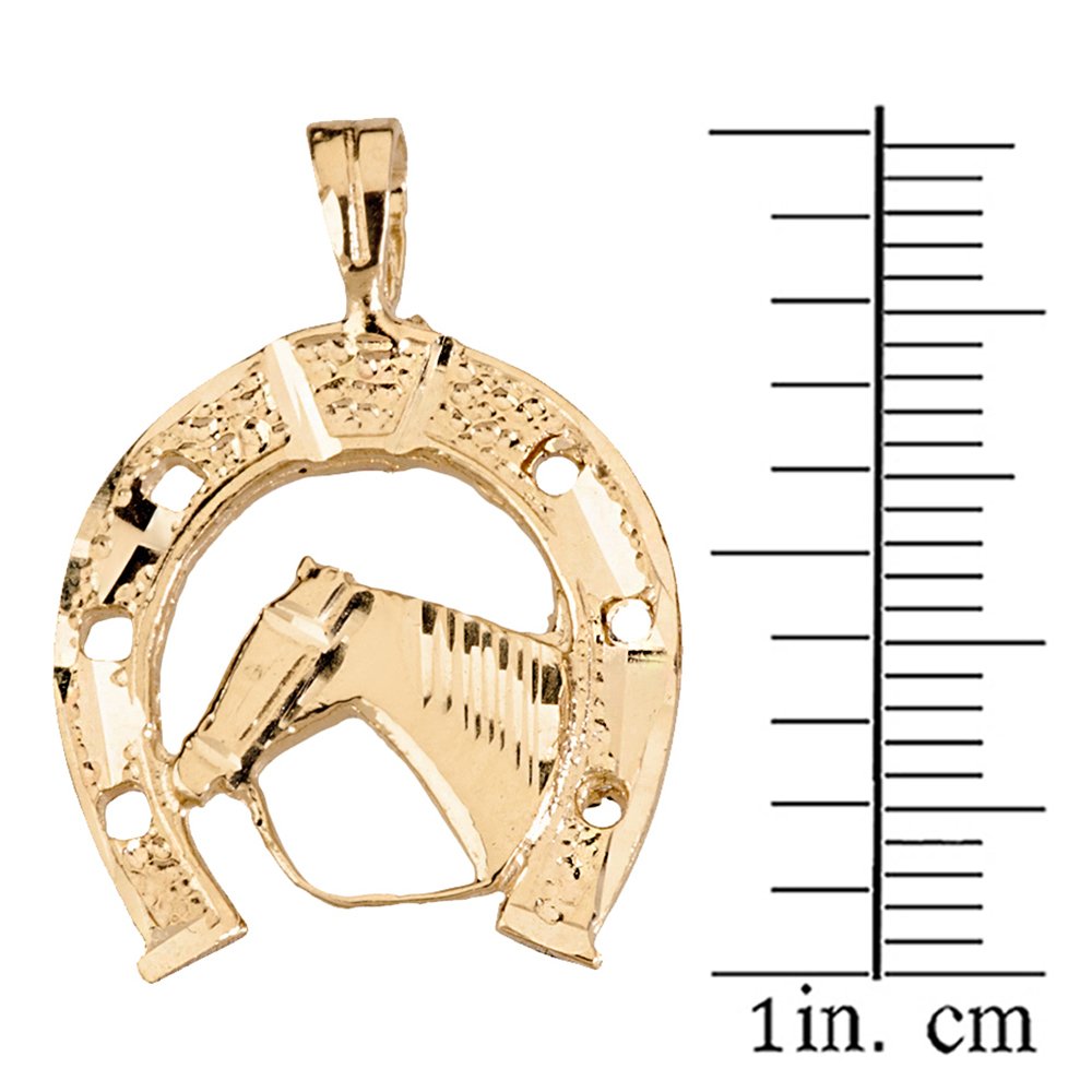 Lucky Horseshoe Charm & Horse Head Pendant Necklace for Women - Perfect for Equestrian Gifts, Western Fashion & Good Luck Jewelry