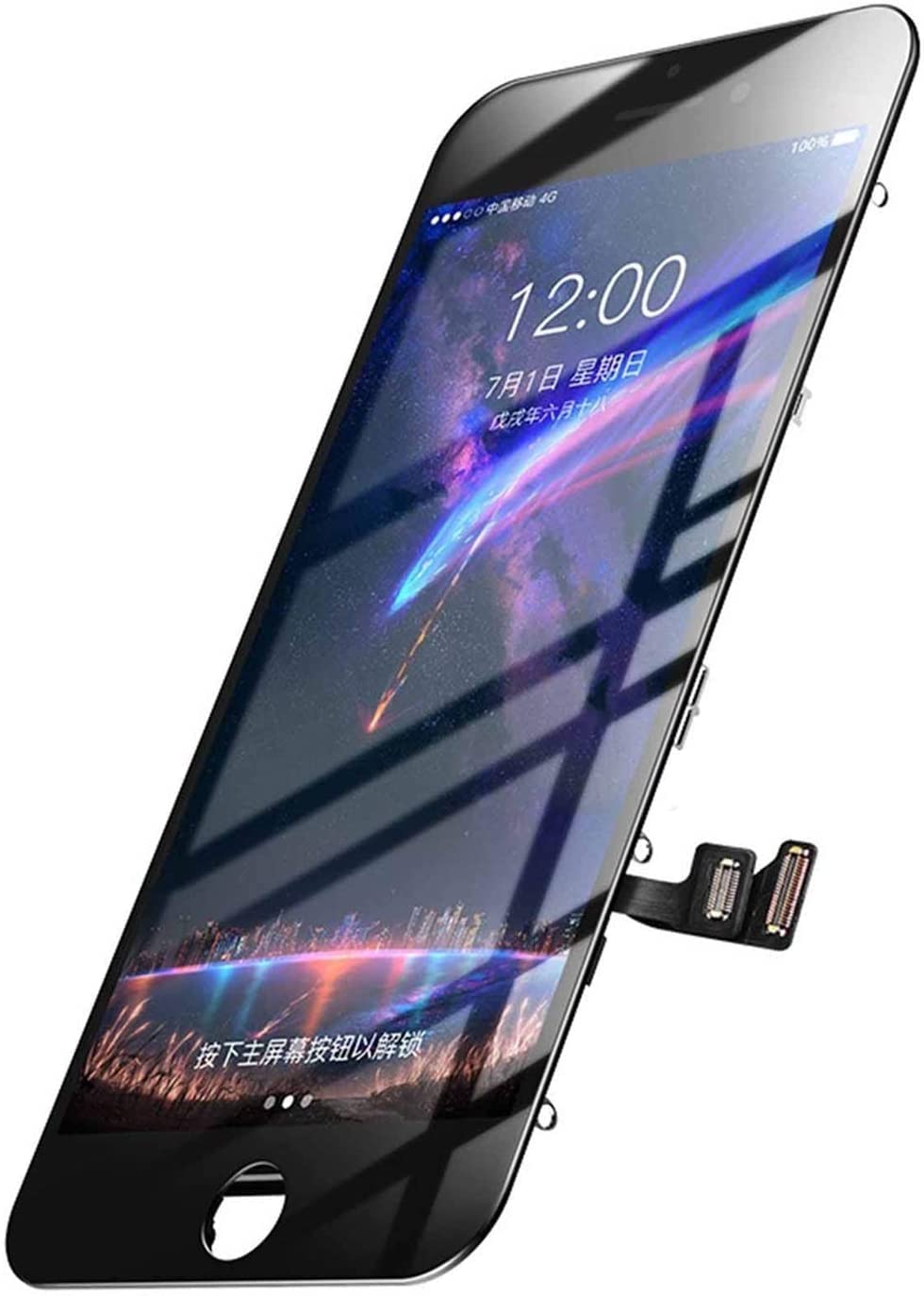 Original iPhone LCD Display Screen Replacement for iPhone X 7 6 6S 8 Plus - 3D Touch Digitizer Assembly with High Quality AAAA++ Rating (White) - Mobile Phone Accessories for DIY Repair & Home Use