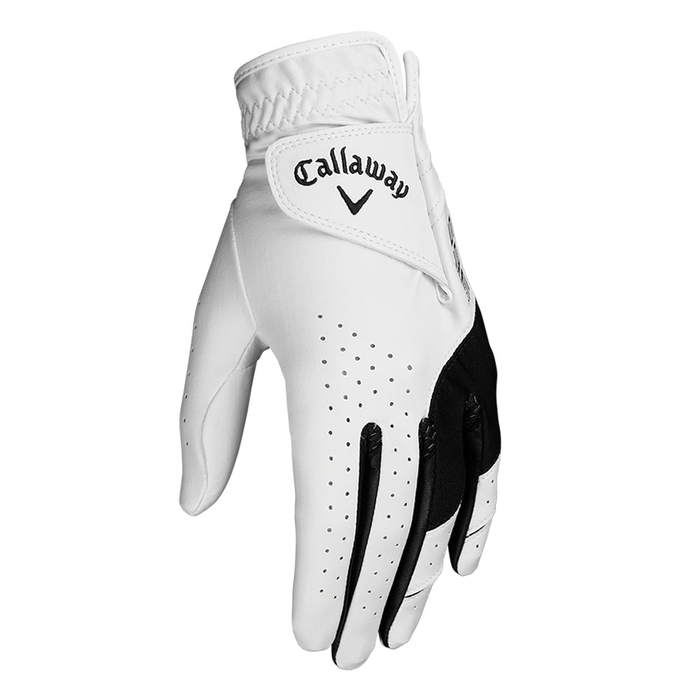 Callaway X Junior White Golf Gloves for Kids - Left & Right Hand - Breathable & Comfortable Youth Golfing Accessories - Perfect for Junior Golf Training & Tournaments