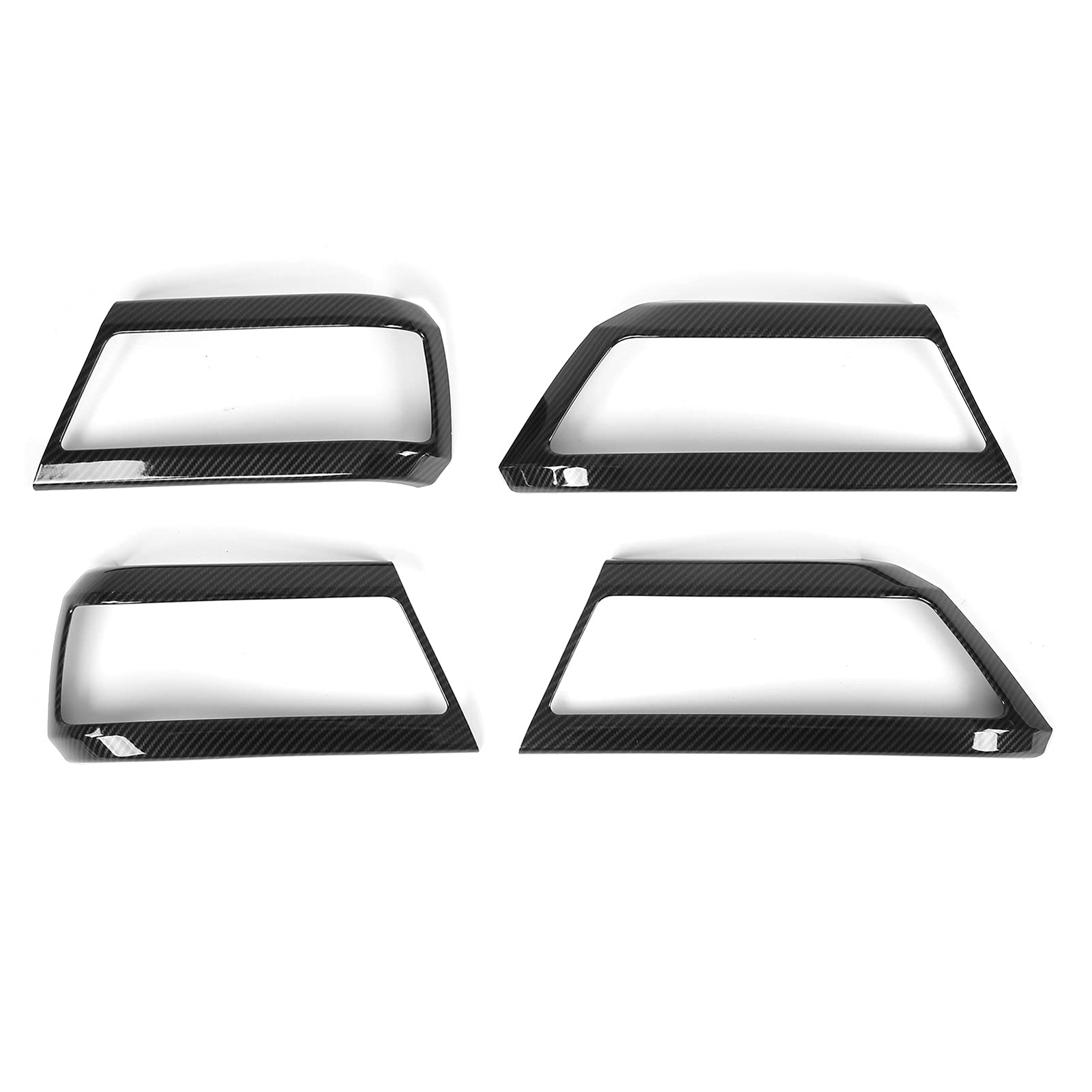 Aramox 4PCS Carbon Fiber Inner Door Handle Cover Trim for Land Rover Defender 110 2020-2021 - Durable Car Interior Accessory for Enhanced Protection & Style | Perfect for Off-Roading, Daily Commuting & Vehicle Customization