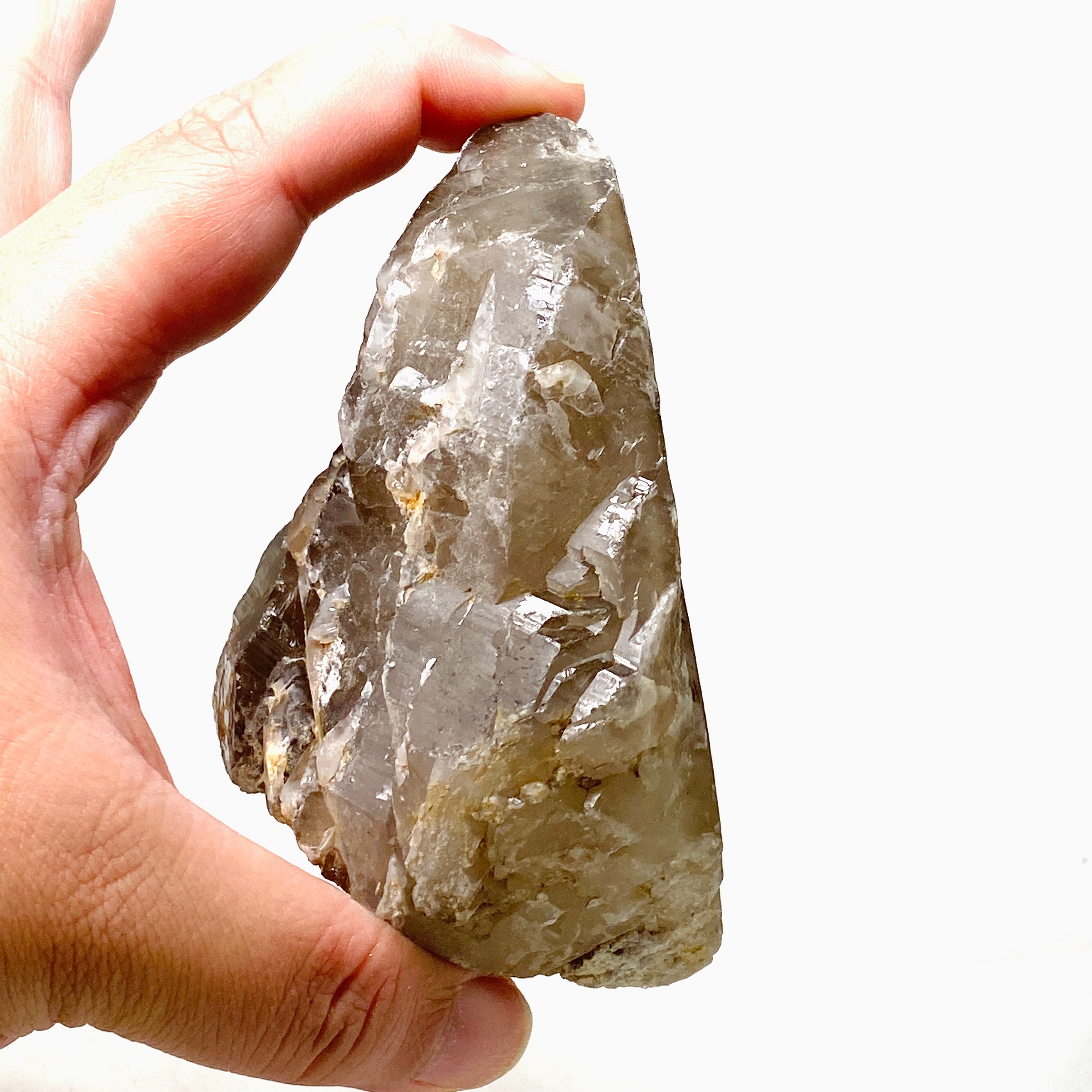 Natural Smokey Quartz Crystal SQC 03 - Healing Stone for Meditation, Chakra Balancing & Home Decor | Perfect for Spiritual Healing, Jewelry Making & Energy Work