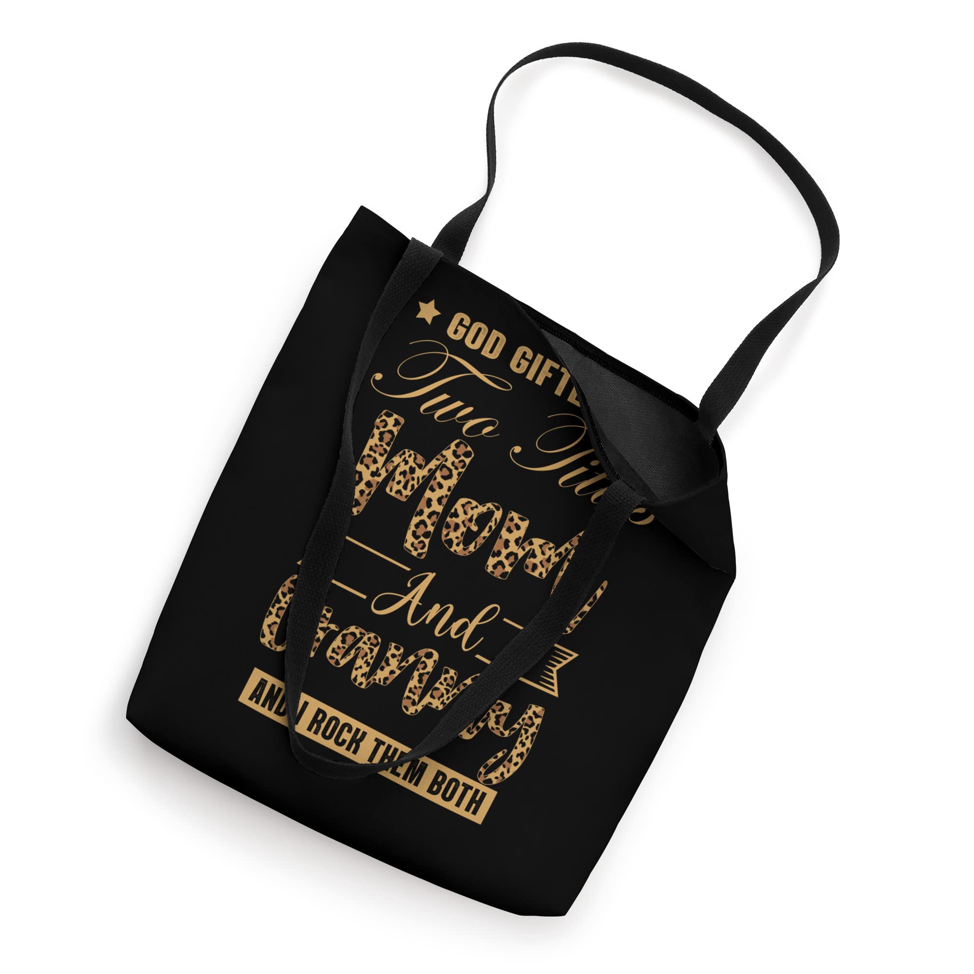 Funny Leopard Print Tote Bag - Best Gift for Mom & Grandma - Perfect for Shopping, Travel & Everyday Use
