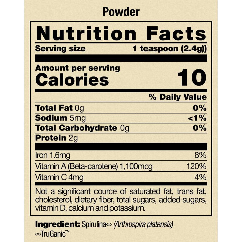 Organic Spirulina Powder by HealthForce SuperFoods | Premium Blue-Green Algae Superfood | Rich in Protein & Nutrients | Perfect for Smoothies, Juices & Daily Wellness Boost