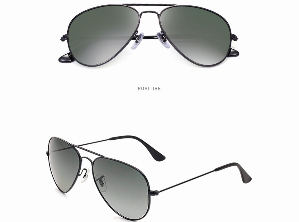 20/20 Unisex Full Rim Square Alloy Polarized Sunglasses 17019 - UV Protection for Driving, Outdoor Sports & Fashion Accessories