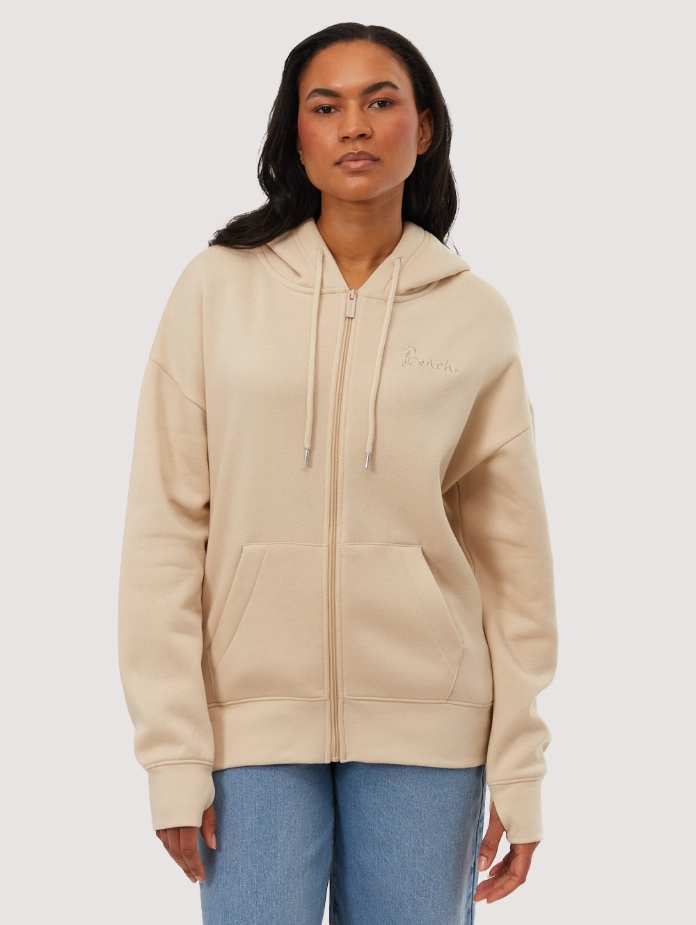 Naos Oversized Zip Up Hoodie for Men & Women - Cozy Fleece Pullover with Front Pockets - Perfect for Casual Wear, Gym, and Outdoor Activities