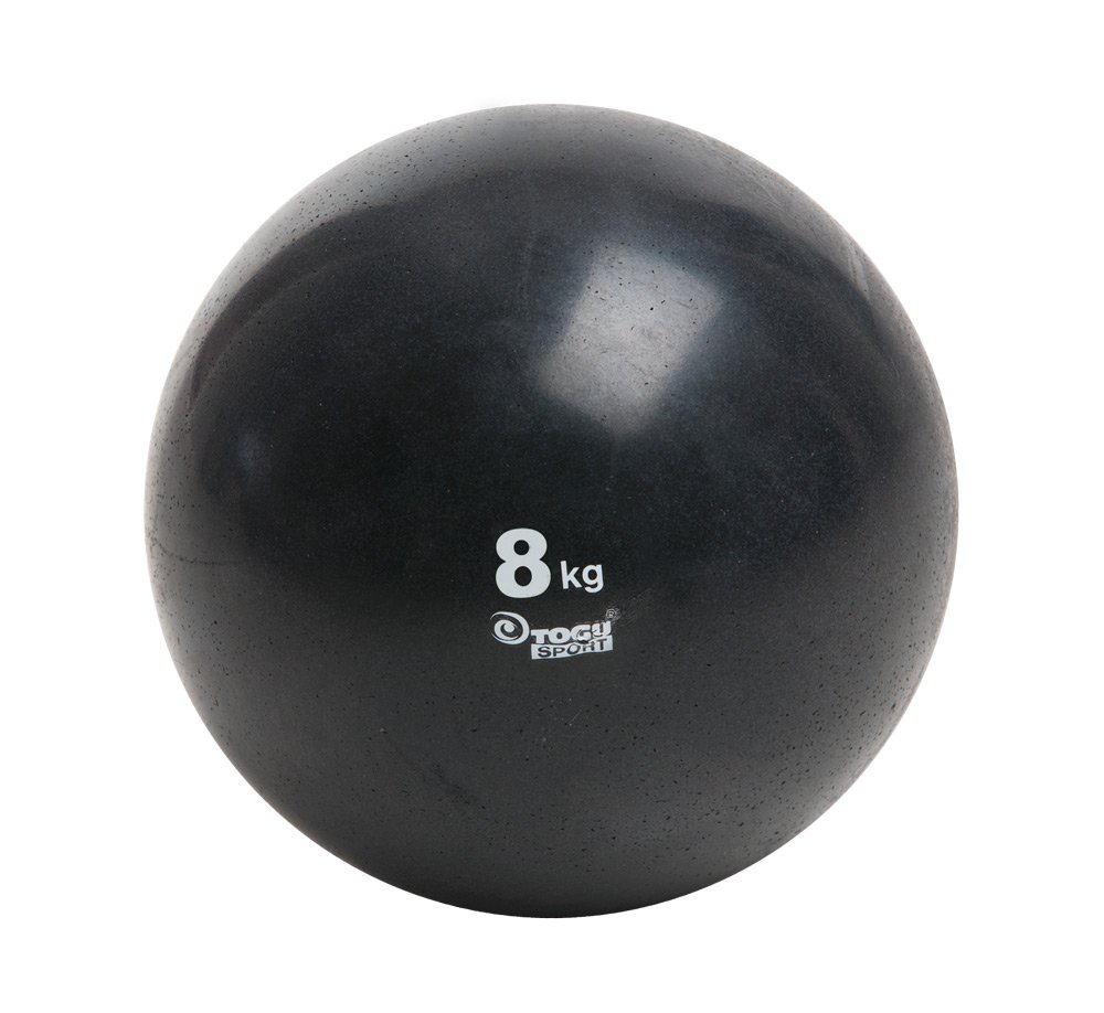 TOGU Hot Shots Weighted Exercise Ball - 2.2lb Soft Medicine Ball for Strength Training, Yoga & CrossFit Workouts - Perfect for Home Gym, Pilates & Physical Therapy