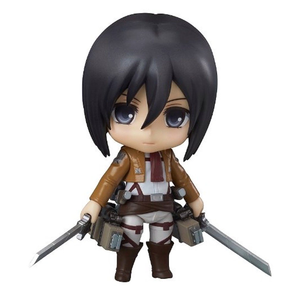 Good Smile Attack on Titan: Mikasa Ackerman Nendoroid Action Figure - Anime Collectible for Fans & Home Decoration