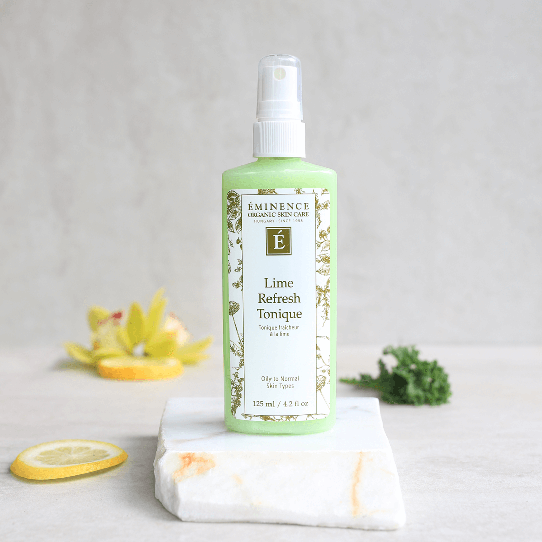 Eminence Organics Lime Refresh Tonique - Organic Facial Toner for Hydration & Brightening - Perfect for Daily Skincare & Acne-Prone Skin
