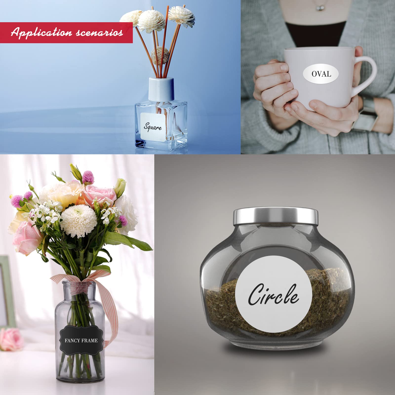 Custom Personalized Stickers & Labels - Create Your Own Design with Logo, Text, or Image | Business Branding, Thank You Stickers | 100-Pack 5