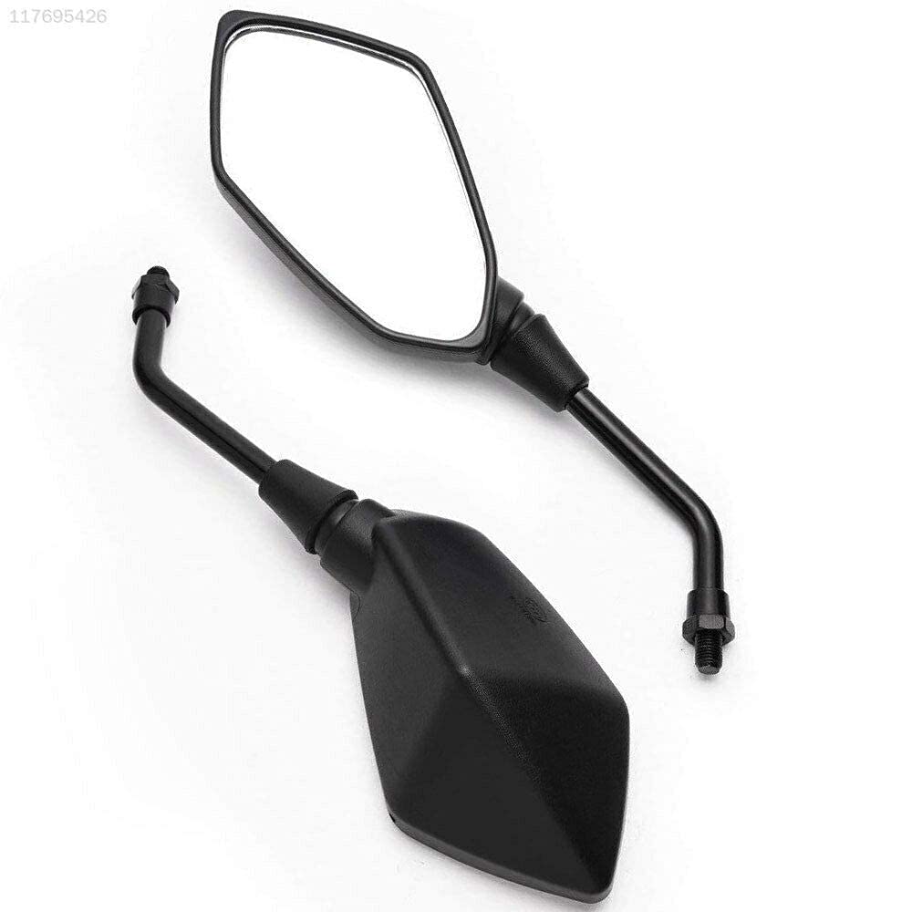 Ubersweet® AB95 Iron Rearview Mirror for Motorcycles - Durable & Adjustable Safety Mirror - Perfect for Cruisers, Sport Bikes & Off-Road Riding