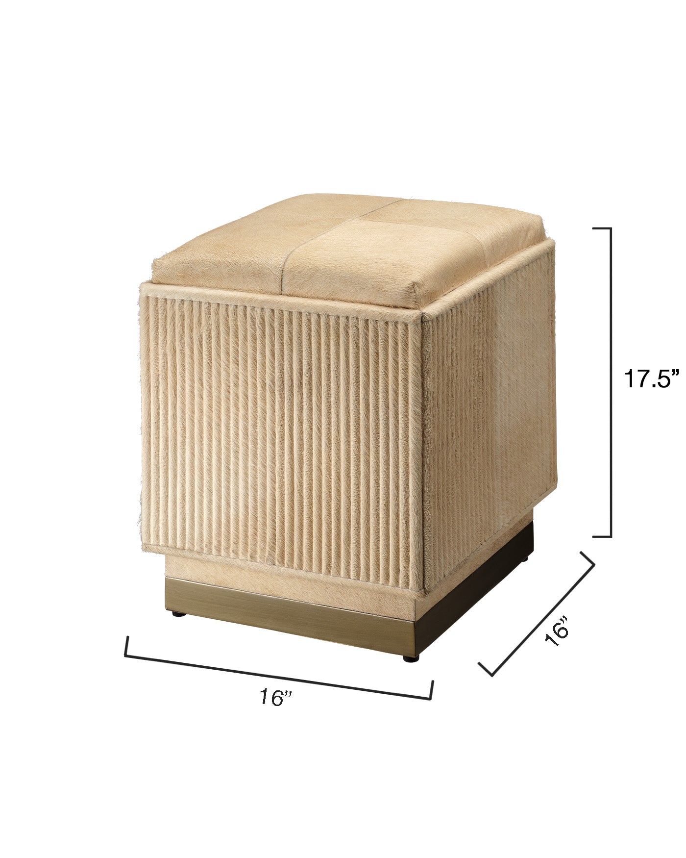 Easton Ottoman Tan - Stylish and Comfortable Footrest Pouf for Living Room, Bedroom, or Office - Perfect for Relaxing, Reading, or Extra Seating