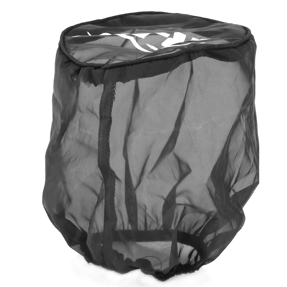 Universal Precharger Filter Wrap - Dustproof Air Filter Cover for High Air Intake Filters, Black Dust Cloth (Small) | Perfect for Off-Road Vehicles, ATVs, and Outdoor Equipment Protection