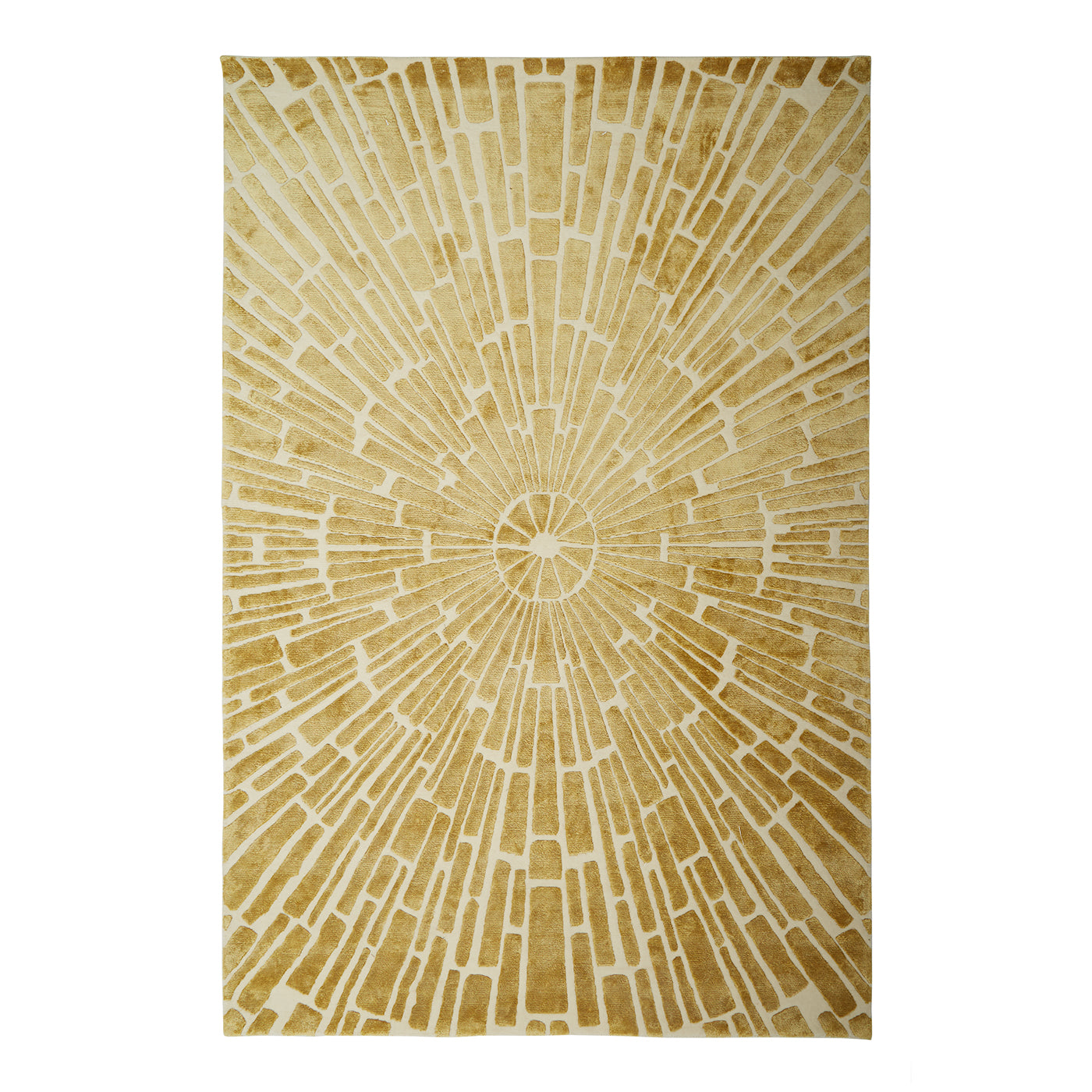 Sunburst Hand Knotted Rug - Premium Bohemian Style Area Rug for Living Room, Bedroom & Dining Room - Soft & Durable Home Decor