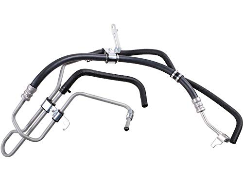 Toyota Tacoma Power Steering Hose Assembly - Pressure & Return Line for 2005-2014 4WD 2.7L 4-Cylinder Models - Durable Replacement Part for Smooth Steering Performance - Perfect for Off-Roading & Daily Commuting