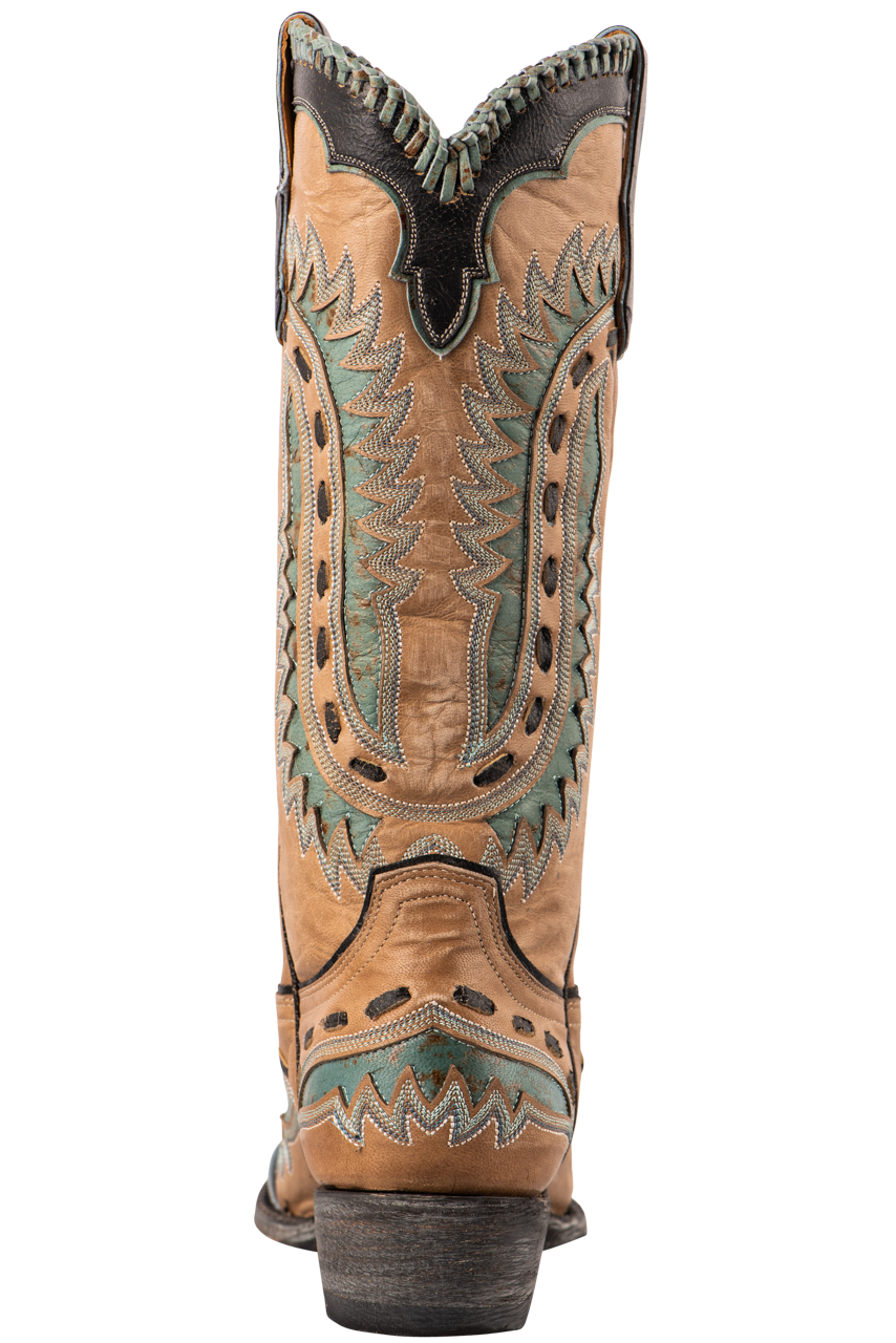 Old Gringo Women's Goat Leather Cowgirl Boots - Quioga Bone Western Style Ankle Boots for Country Dancing & Rodeo Events